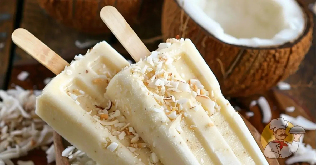 Paletas de Coco Cremosas