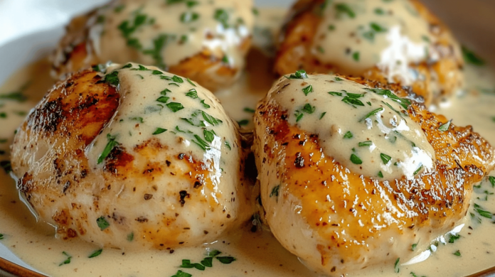 Pechuga de Pollo con Crema